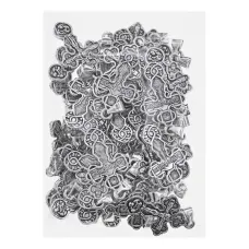 Православные нательные кресты, 50шт. KR001S-U50