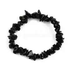 Браслет из синего авантюрина и черного агата BJBS-256