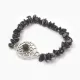Браслет Ловец снов, черный агат BJBS-275-01