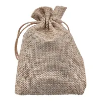 Мешочек из джута 11,5х8,5см, цвет бежевый MS066BG