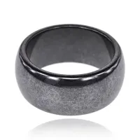 Кольцо из немагнитного гематита, размер 8 KL181