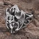 Безразмерное кольцо Череп, размер 10 KL187