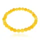 Браслет из натурального камня Желтый нефрит, 6мм BJBS-291