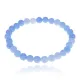 Браслет из натурального камня Нефрит, 6мм, цвет аквамарин BJBS-293