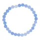 Браслет из натурального камня Нефрит, 6мм, цвет аквамарин BJBS-293