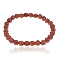 Браслет из синтетического камня Коричневый авантюрин, 6мм BJBS-295