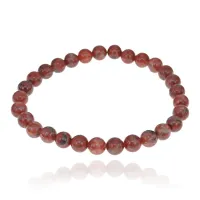 Браслет из натурального камня Кунжутная яшма, 6мм BJBS-297