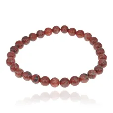 Браслет из натурального камня Кунжутная яшма, 6мм BJBS-297