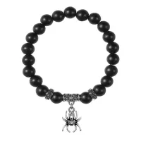 Браслет Паук (защита, трудолюбие, достаток), Шунгит BSP-15-14