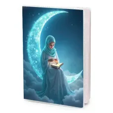 Обложка для паспорта Молитва на полумесяце MOB-1201