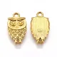 Подвеска для бижутерии Сова 18х10мм, цвет золот. FP2048-G
