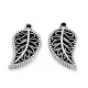 Подвеска для бижутерии Лист 11х19мм, цвет серебр. FP2044-S