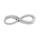 Коннектор для бижутерии Бесконечность 22,5х8х1мм, цвет серебр. FC2002-S