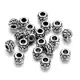 Бусина - разделитель 6,5х4,5мм, отверстие 3мм, цвет серебр. FR2016-S