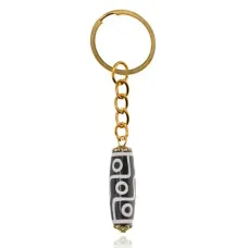 Брелок с 9-глазой бусиной Дзи DZBK-015