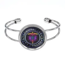 Браслет-амулет Кадуцей BSC022