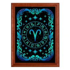 Постер в рамке 22х17см Знак Зодиака Овен POSV-0546