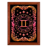 Постер в рамке 22х17см Знак Зодиака Близнецы POSV-0548