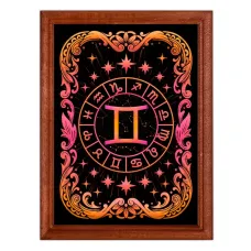 Постер в рамке 22х17см Знак Зодиака Близнецы POSV-0548