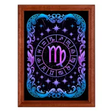 Постер в рамке 22х17см Знак Зодиака Дева POSV-0551