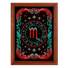 Постер в рамке 22х17см Знак Зодиака Скорпион POSV-0553