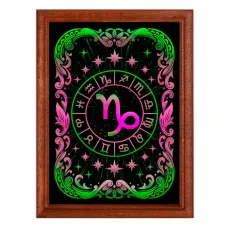 Постер в рамке 22х17см Знак Зодиака Козерог POSV-0555
