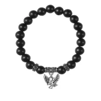 Браслет Орел (защита, сила, победа), Шунгит BSP-15-24