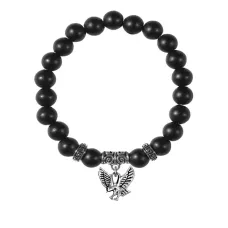 Браслет Орел (защита, сила, победа), Шунгит BSP-15-24