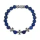 Браслет с молитвой Пресвятой Богородице от беды, Лазурит BSHE-18-10