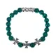 Браслет с молитвой Господу Богу за семью, Малахит BSHE-18-12