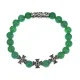 Браслет с молитвой Господу Богу за мужа, Нефрит BSHE-18-13