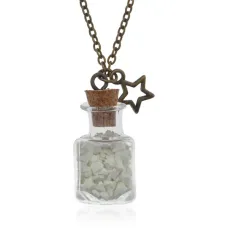 Светящийся в темноте кулон-флакон, 2,5х1х1 см AMS009