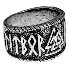 Кольцо Валькнут с рунами, размер 11 KL136-11