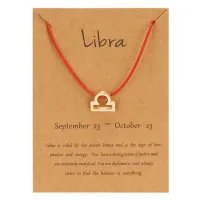 Браслет на красной нити Знаки Зодиака - Весы BS493-07