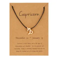 Браслет на черной нити Знаки Зодиака - Козерог BS492-10