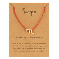 Браслет на красной нити Знаки Зодиака - Скорпион BS493-08