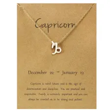 Кулон с цепочкой Знаки Зодиака - Козерог BJK207-10