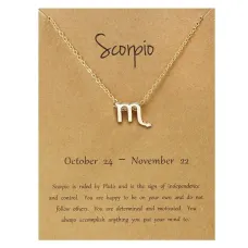 Кулон с цепочкой Знаки Зодиака - Скорпион BJK207-08