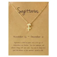 Кулон с цепочкой Знаки Зодиака - Стрелец BJK207-09