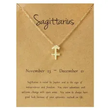 Кулон с цепочкой Знаки Зодиака - Стрелец BJK207-09
