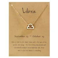 Кулон с цепочкой Знаки Зодиака - Весы BJK207-07