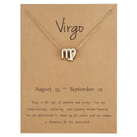 Кулон с цепочкой Знаки Зодиака - Дева BJK207-06