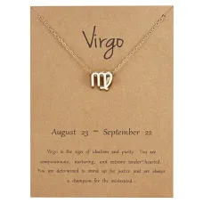 Кулон с цепочкой Знаки Зодиака - Дева BJK207-06