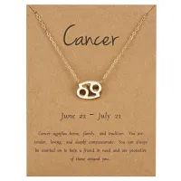 Кулон с цепочкой Знаки Зодиака - Рак BJK207-04