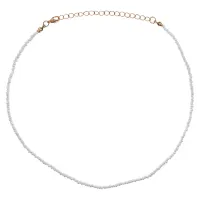 Бусы из бисера, цвет белый BUS050-02