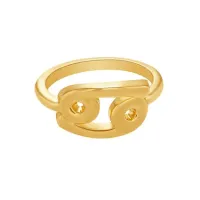 Кольцо Знаки Зодиака - Рак KL189-04