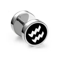 Серьга (1 шт.) Знаки Зодиака - Водолей SE168-11