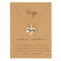 Кулон с цепочкой Сердце - Дева BJK208-06