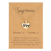 Кулон с цепочкой Сердце - Стрелец BJK208-09