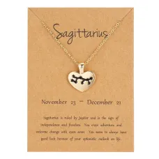 Кулон с цепочкой Сердце - Стрелец BJK208-09